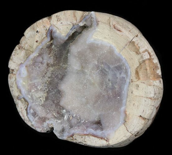 Crystal Filled Dugway Geode (Polished Half) #38870